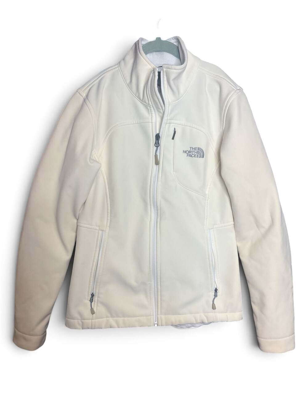The North Face Apex Bionic Soft Shell Full Zip Jacket Cream color Women's